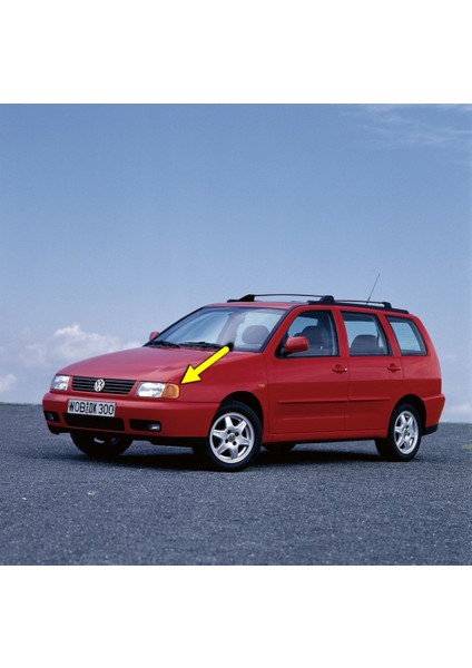 Vw Volkswagen Polo Classic Variant 1996-2002 Sol Ön Köşe Sinyal Lambası Sarı Turuncu 6K5953049B fiyatları