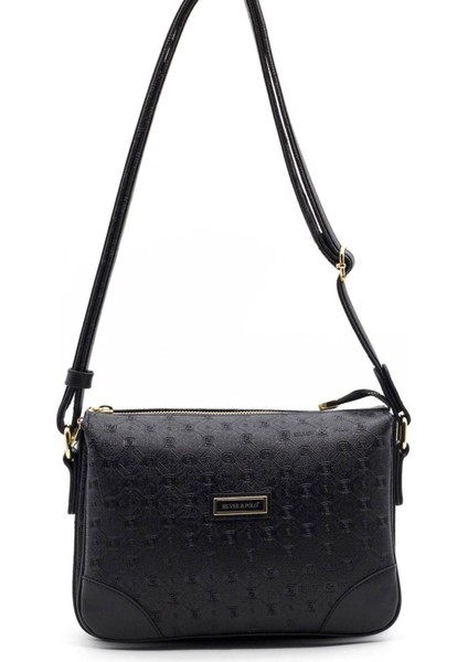 Kadın Çapraz Çanta 784 M46 12771 Siyah Mat Siyah