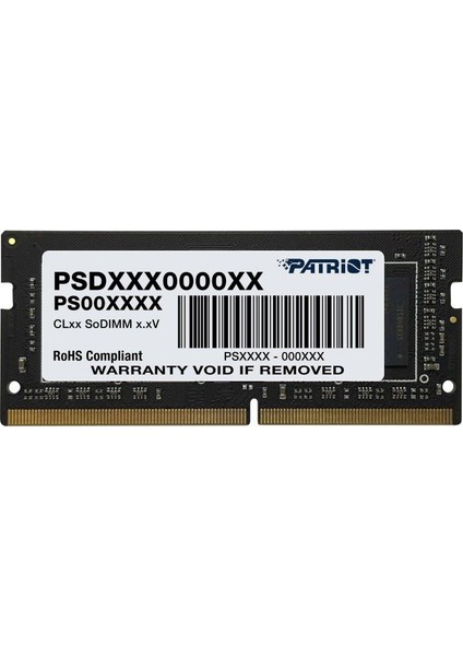 PSD416G320081S Signature 16 GB 3200MHZ Sodımm Ddr4 Ram