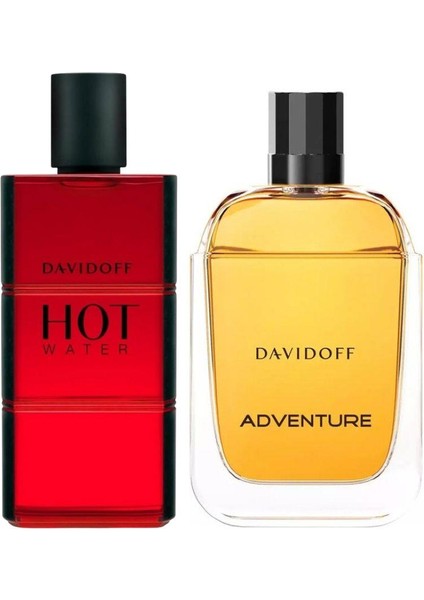 Adventure Edt 100 ml + Hot Water Edt 110 ml Erkek Parfüm