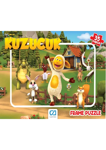 Ca Games +3 Yaş Kuzucuk 35 Parça Frame Puzzle 5167 (Ca Games)