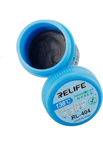 Relıfe RL-404 Krem Lehim Solder Paste 40G 138°C Düşük Kaynama