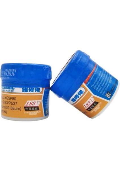 Krem Lehim Sıvı Lehim Soldering Paste 60GR 183°C Derece