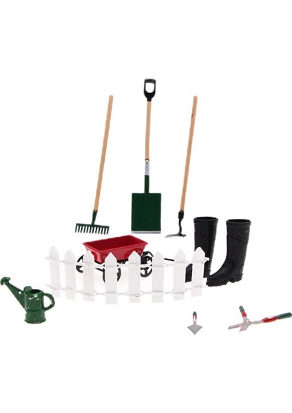 Mini 1/12 Bownhoushe Çiftlik Araçları Bebek Ev Aksesuarları Diy Taklit Oyun Oyuncak (Yurt Dışından)