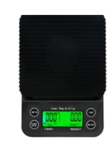 Zamanlayıcı ile Çok Fonksiyonlu Damla Kahve Ölçeği Dijital Mutfak Kahve Ölçeği Yüksek Hassasiyetli LCD Elektronik Terazi