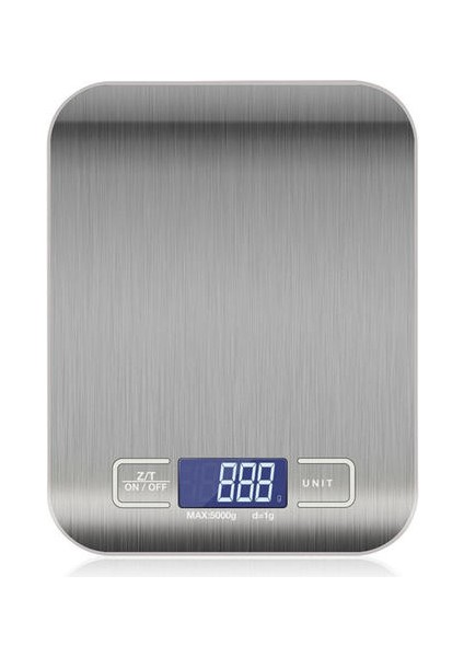 Paslanmaz Çelik Pişirme Tartı Mutfak Ölçeği 5 kg Oz / ml / Lb / G Dijital Ölçekli Gıda Diyet Dengesi Ölçüm LCD Elektronik Ölçek