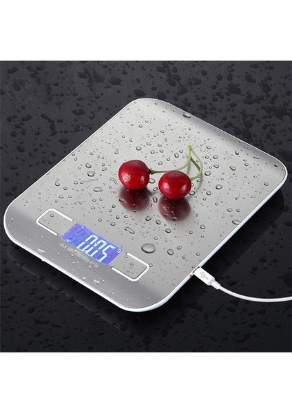 Paslanmaz Çelik Pişirme Tartı Mutfak Ölçeği 5 kg Oz / ml / Lb / G Dijital Ölçekli Gıda Diyet Dengesi Ölçüm LCD Elektronik Ölçek fiyatları