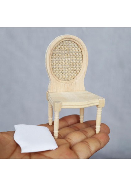 1/12 Dollhouse Mobilya Minyatür Koltuk 2 Adet (Yurt Dışından) modelleri
