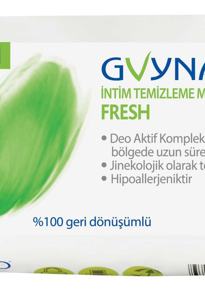 Intim Temizleme Mendili Fresh 15'li