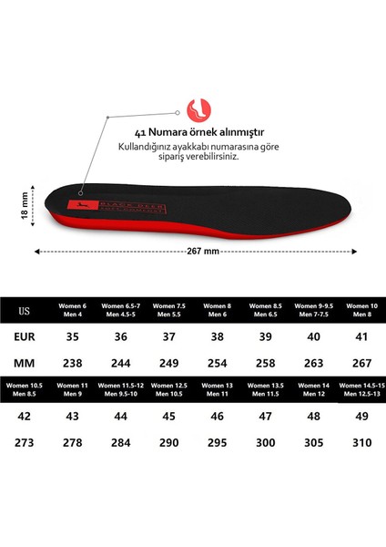 X45 Yumuşak Ortopedik Tabanlık,Rahat Tabanlık,Konfor Tabanı,Spor Tabanlığı,Erkek,Kadın, SİYAH