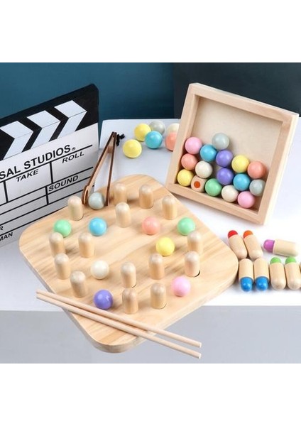 Çocuk Gökkuşağı Bellek Satranç Ahşap Oyuncaklar Montessori Eğitim Mantıksal Düşünme Eğitim Çocuklar Renk Tanıma Klip Boncuk Oyuncak | modelleri