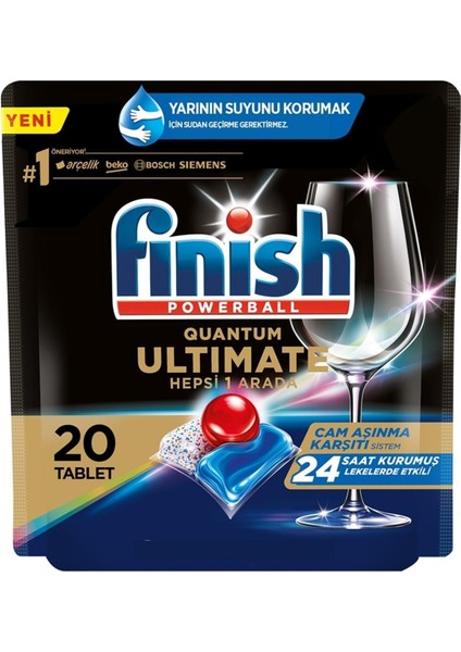 Quantum Ultimate Bulaşık Makinesi Deterjanı 20 Kapsül