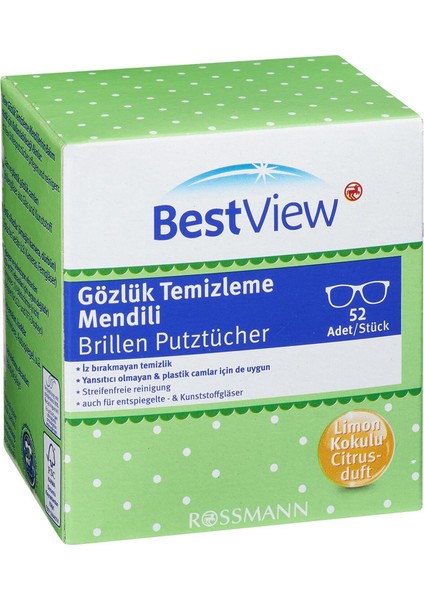 grözlük Temizleme Mendili