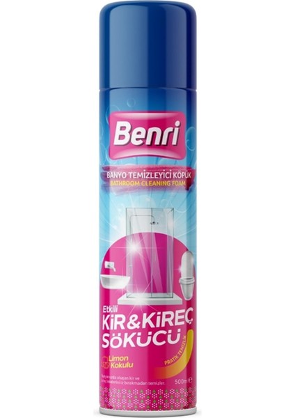 Banyo Temizleyici Köpük 500 ml