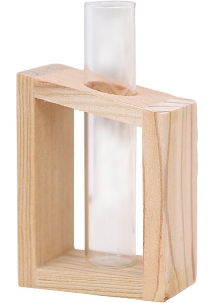 Çiçek Bitki Hidroponik Vazo Cam Teraryum Konteyner Ev Masteroter 6.5X4X9 cm