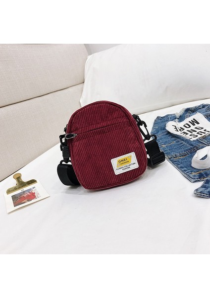 Kanvas Kadife Çapraz Çanta - Kırmızı (Yurt Dışından) fiyatları