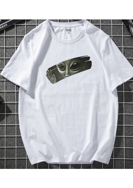 Sevgili Kombini Çift Unicex Baskılı Tişört Beyaz modelleri