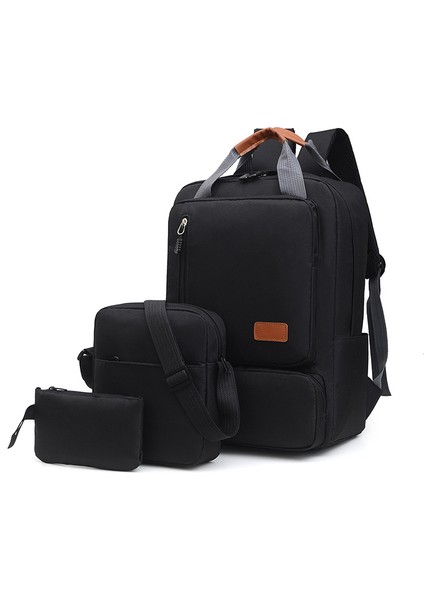 Büyük Kapasiteli Oxford Bez Laptop Çantası Üç Parçalı Set(Yurt Dışından)