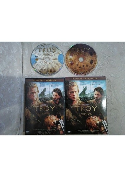 Troy ( Truva )  - 2 Diskli Versiyon -  156 Dakika Türkiye Basım -  DVD  Film