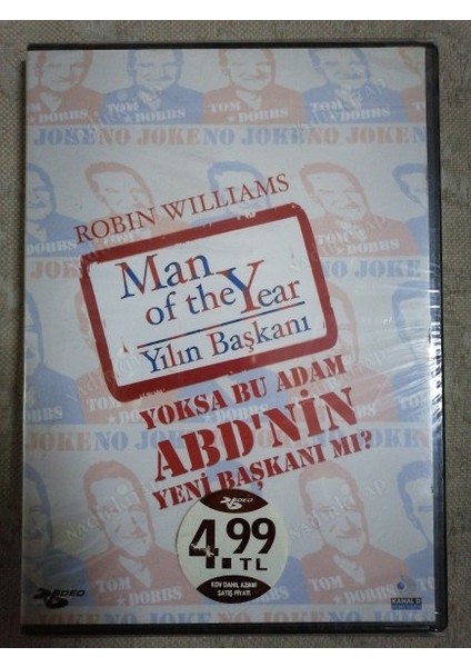 Yılın Başkanı ( Man Of The Year ) - Robın Wıllıams - 110 Dakika Türkiye Basım - DVD Film - Açılmamış Ambalajında