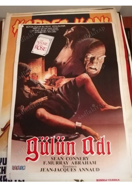 Gülün Adı - Sean Connery - Umberto Eco 57X81CM Ebatlarında Film Afişi