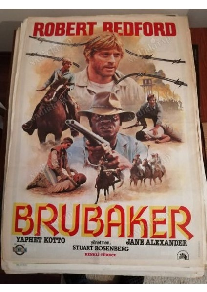 Brubaker - Robert Redford - 70X100 cm Ebatlarında Film Afişi