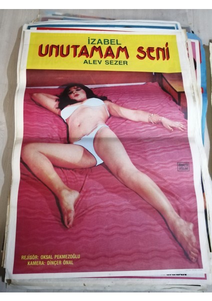 Unutmam Seni - Izabel - Alev Sezer - 70X100 Ebatlarında Orjinal Film Afişi