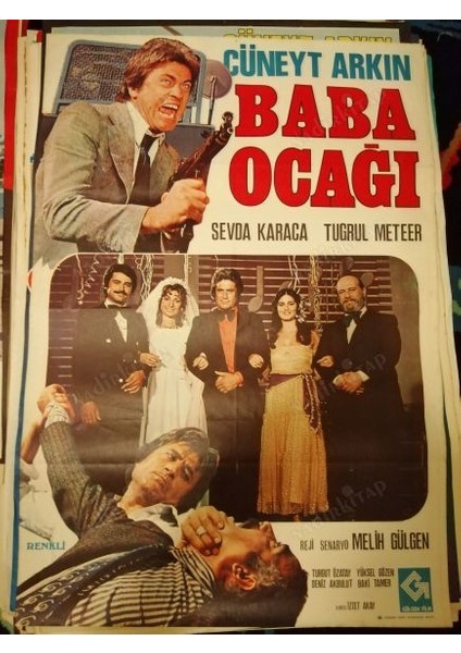 Baba Ocağı-Cüneyt Arkın/sevda Karaca-Film Afişi