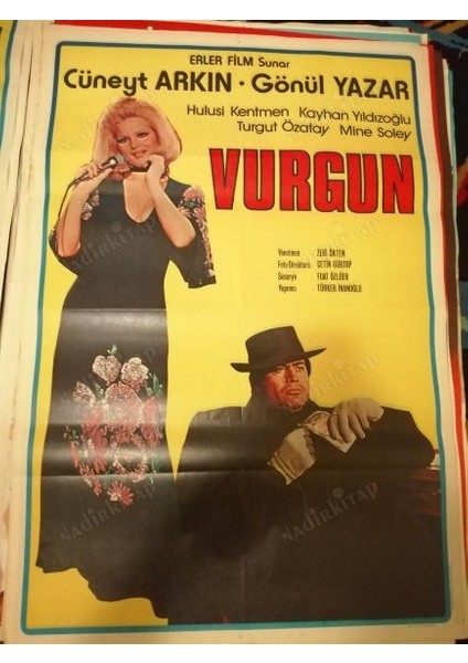 Vurgun-Cüneyt Arkın/gönül Yazar-Film Afişi