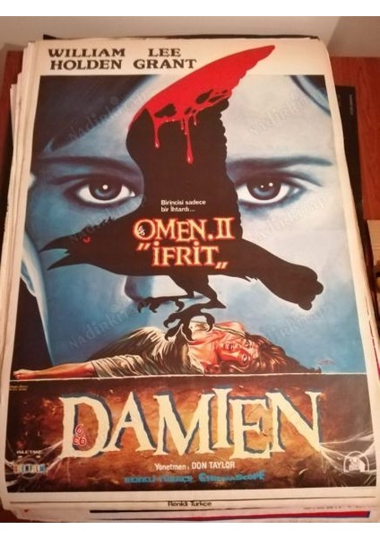 Omen 2 - Ifrit - Damıen - Don Taylor Filmi - 70X100 cm Ebatlarında Film Afişi