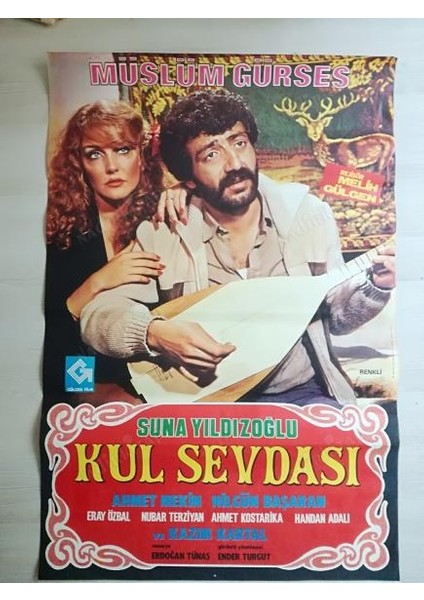 Müslüm Gürses-Kul Sevdası Film Afişi (67.5X99.5 Cm)