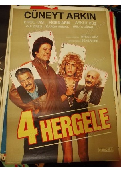 4 Hergele-Cüneyt Arkın/erol Taş-Film Afişi