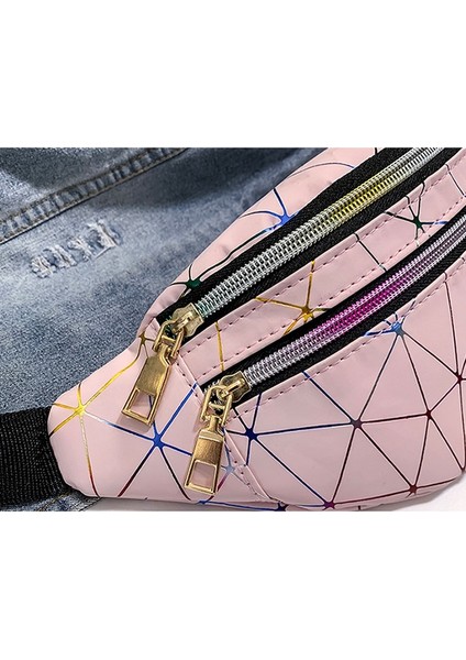 Shenzhen Xin Xin Pu Fermuarlı Bel Çantası - Pembe - Pembe (Yurt Dışından)