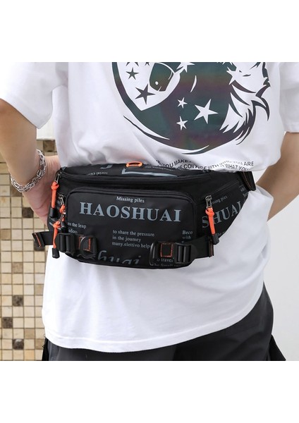 Shenzhen Xin Xin Günlük Naylon Bel Çantası - Siyah - Siyah (Yurt Dışından)