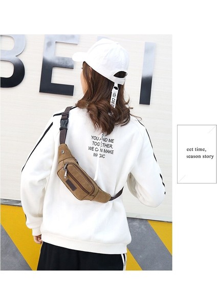 Shenzhen Xin Xin Günlük Kanvas Göğüs Çantası - Kahverengi - Kahverengi (Yurt Dışından) fiyatları