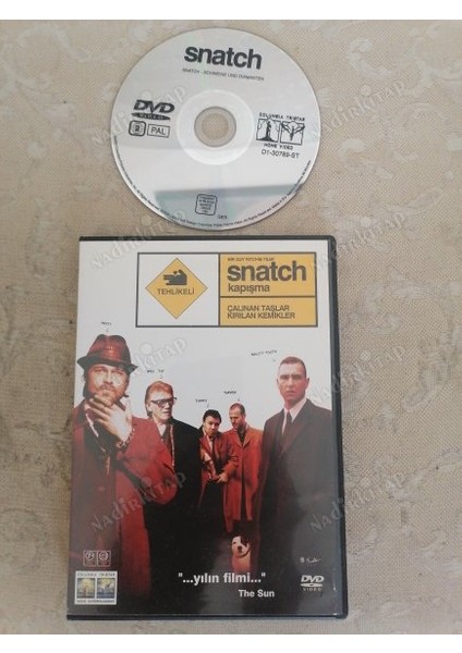 Snatch / Kapışma  - Bir Guy Rıtchıe Fimi - Brad Pıtt / Jason Statham -  99 Dakika + Ekstralar Türkiye Basım - DVD  Film