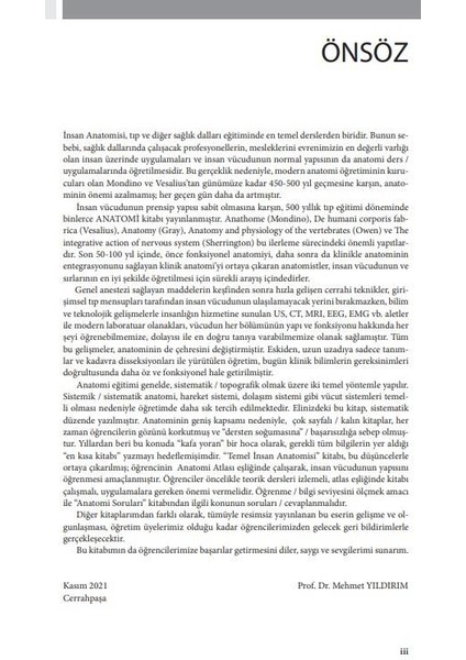 Çekirdek Eğitim Programı Çerçevesinde Temel Insan Anatomisi 2.baskı