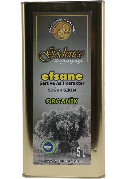 Gödence Kooperatifi Erken Hasat Efsane Soğuk Sıkım % 0.3 Asit 5 Lt