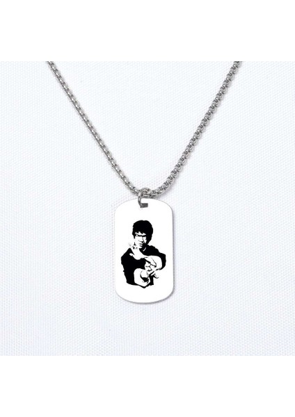 Bruce Lee Asker Kolye, Kişiye Özel Çelik Asker Kolye