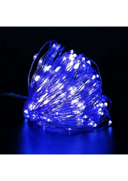 USB Şarj Edilebilir LED Dize Işıklar - Mavi (Yurt Dışından)