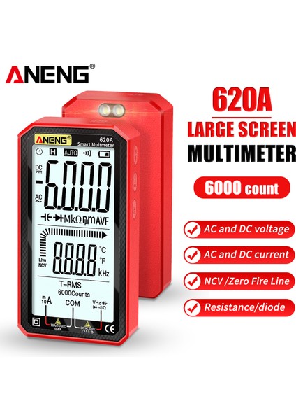 4,7 Inç LCD Ekran Ac / Dc Dijital Multimetre (Yurt Dışından) fiyatları