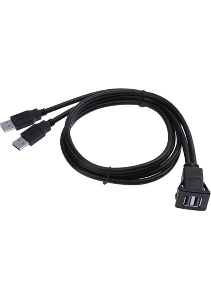 4pcs Usb3.0 Erkek - Kadın Araba Gösterge Tablosu Aydınlatma Montaj Kablosu 1m (Yurt Dışından)