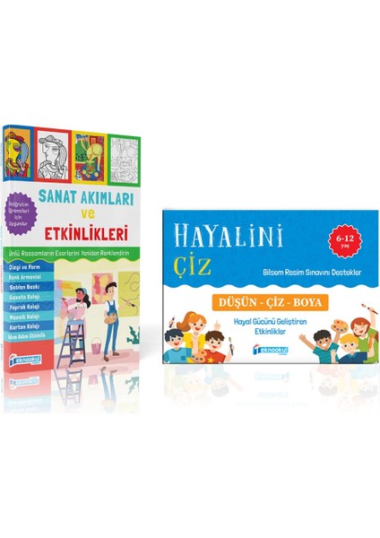1. Sınıf Bilsem Hazırlık Sanat Akımları ve Hayalini Çiz Kitap Seti