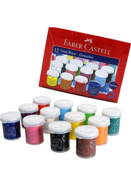 Faber Castell Guaj Boya 12'li 12X15 ml