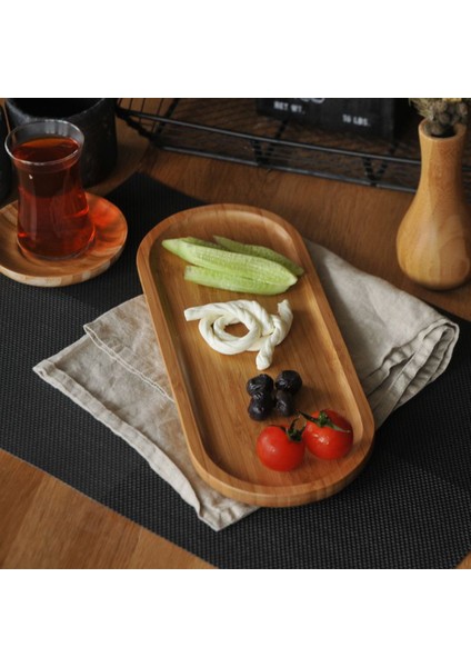 Latte Dikdörtgen Tepsi Küçük