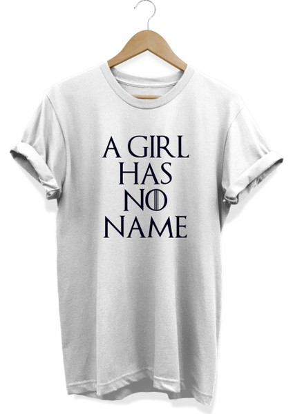 Game Of Thrones A Girl Has No Name Arya Stark Baskılı Oversize T-Shirt