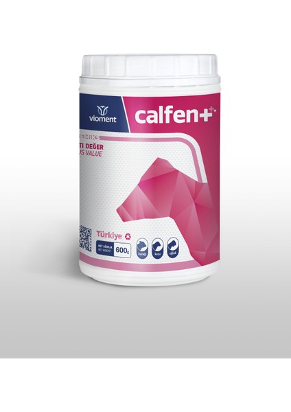 Calfent 600 Gr - Sağlıklı Bir Gelişim İçin; En İyi Destek - Buzağı, Kuzu, Oğlak, Premiks, Yem Katkı,