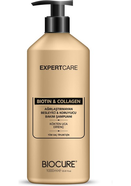 Expert Care Biotin & Collagen Bakım Şampuanı 1000ml