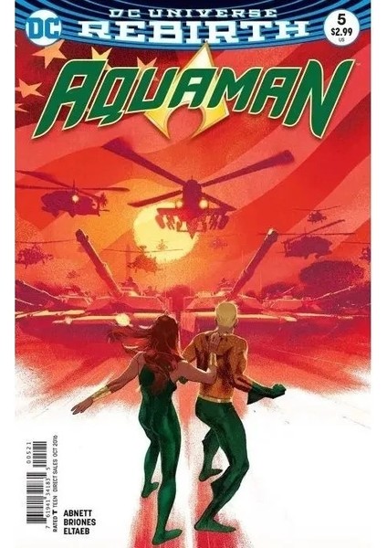Dc Universe Rebirth Aquaman (2016-) #5 (Variant Edition) Fasikül Ingilizce Çizgi Roman