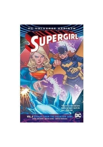 Supergirl Vol. 2: Escape From The Phantom Zone (Rebirth) Ingilizce Çizgi Roman